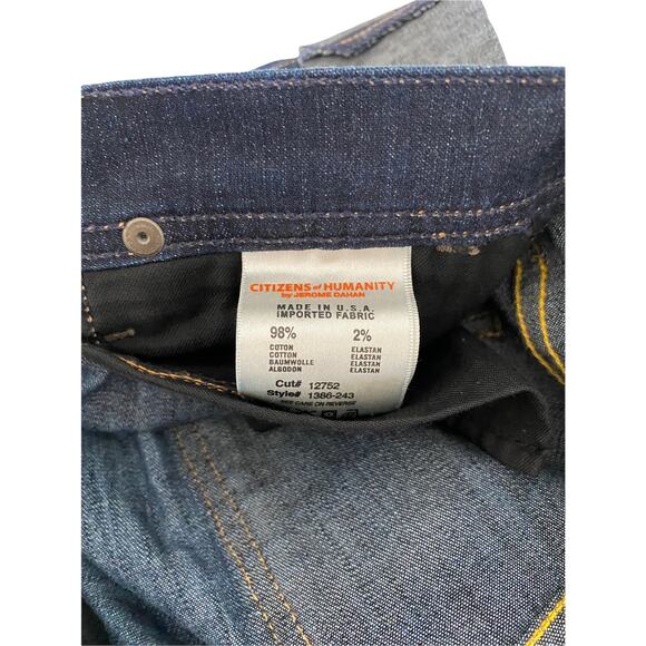 Citizens of Humanity Womens Dani Cropped Straight Leg Jeans Blue Size 28 - Picture 7 of 11